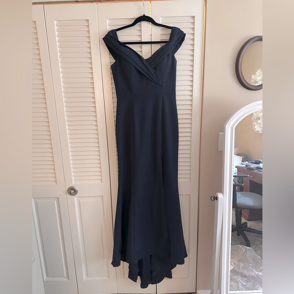 Navy blue ASOS formal dress